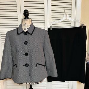 Dress Barn plus size skirt suit combo set